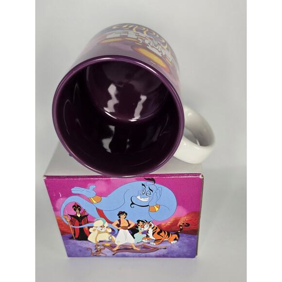 VINTAGE Disney Aladdin 12 oz Mug, Made in Japan tea cup coffee Disney Store - Picture 5 of 9